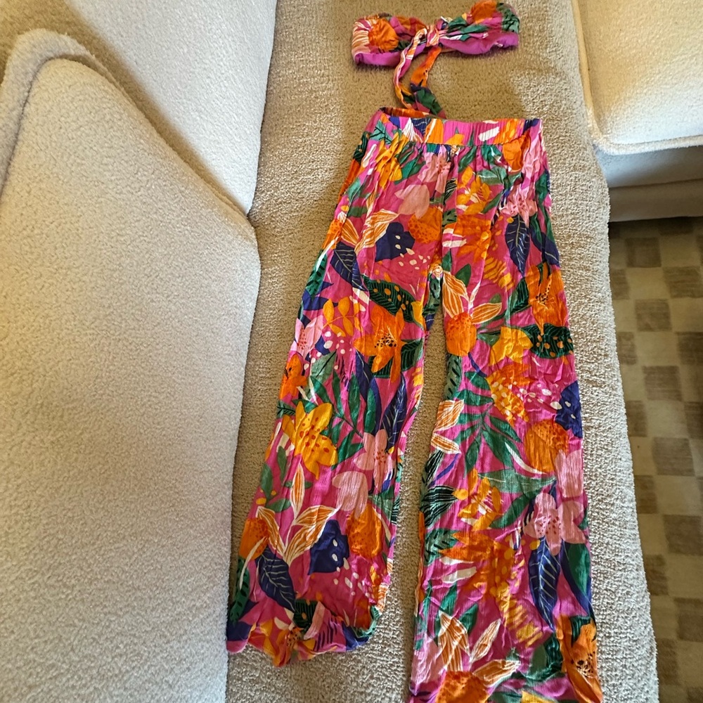 Vibrant Floral Women's Jumpsuit